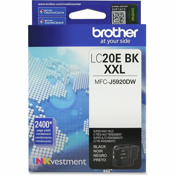 Brother International Ultra High Yield Black Ink LC20EBK